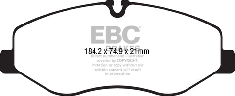 EBC Ultimax OE Replacement Brake Pad Set (DPX2223)