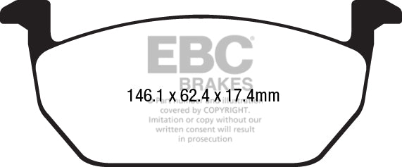 EBC Ultimax OE Replacement Brake Pad Set (DPX2225)