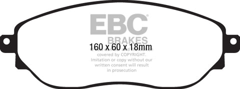 EBC Ultimax OE Replacement Brake Pad Set (DPX2226)