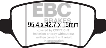 EBC Ultimax OE Replacement Brake Pad Set (DPX2233)