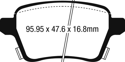 EBC Ultimax OE Replacement Brake Pad Set (DPX2250)