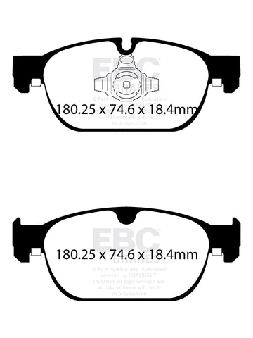 EBC Ultimax OE Replacement Brake Pad Set (DPX2260)