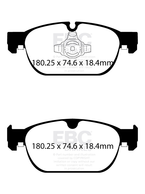 EBC Greenstuff 2000 Series Sport Brake Pad Set (DP22260)