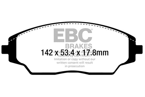 EBC Ultimax OE Replacement Brake Pad Set (DPX2294)