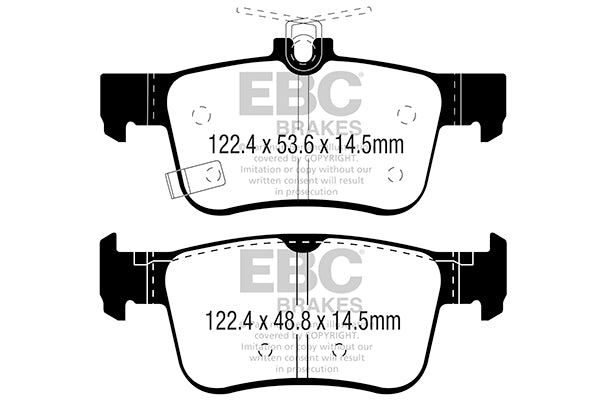 EBC Ultimax OE Replacement Brake Pad Set (DPX2301)