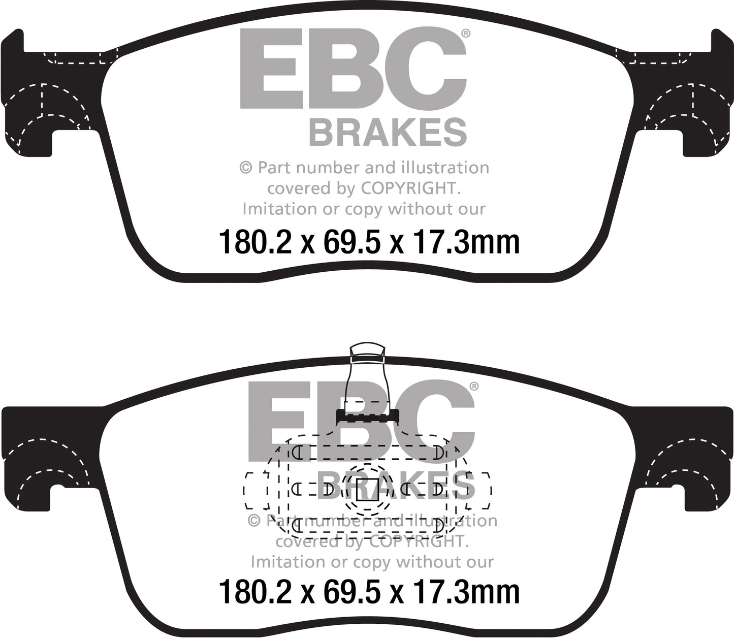 EBC Ultimax OE Replacement Brake Pad Set (DPX2308)