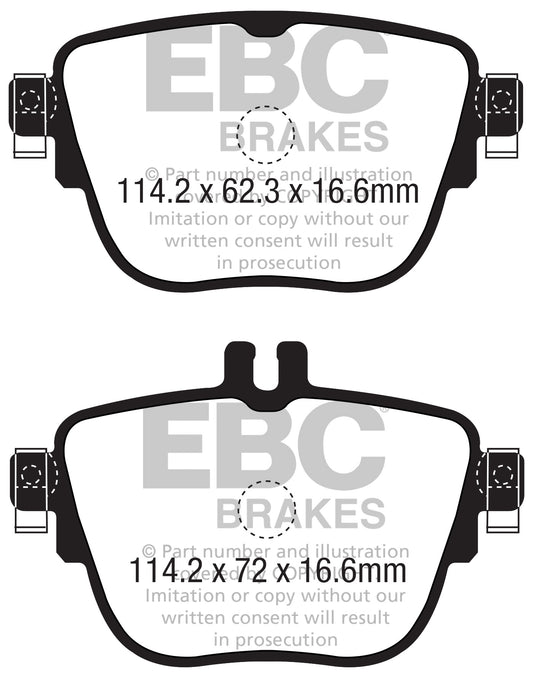 EBC Redstuff 3000 Series Sport Brake Pad Set (DP32337C)