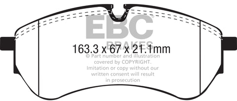 EBC Ultimax OE Replacement Brake Pad Set (DPX2338)