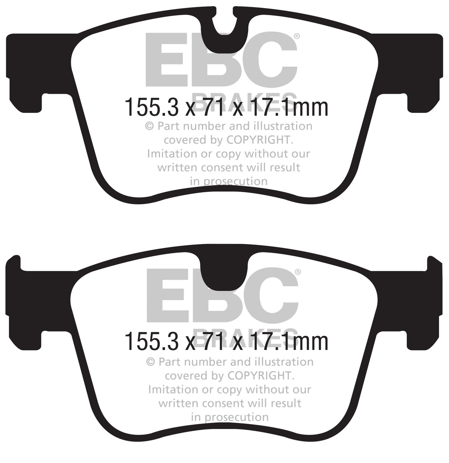 EBC Ultimax OE Replacement Brake Pad Set (DPX2359)