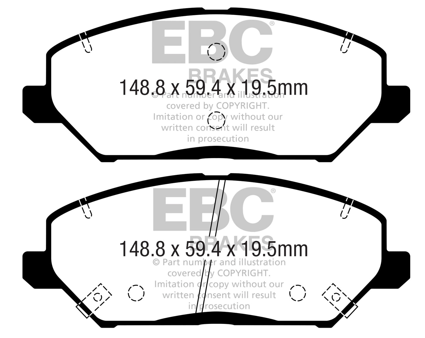 EBC Ultimax OE Replacement Brake Pad Set (DPX2362)