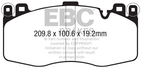 EBC Bluestuff NDX Trackday Brake Pad Set (DP52370NDX)