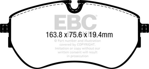 EBC Ultimax OE Replacement Brake Pad Set (DPX2377)