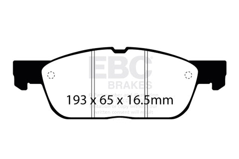 EBC Ultimax OE Replacement Brake Pad Set (DPX2383)