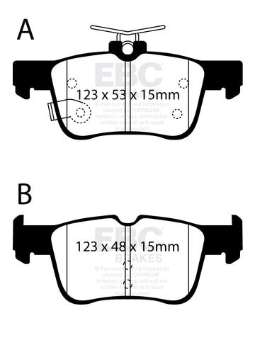 EBC Ultimax OE Replacement Brake Pad Set (DPX2384)