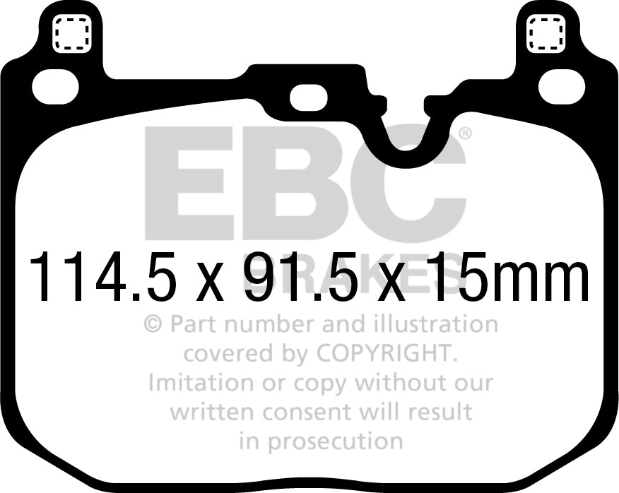 EBC Ultimax OE Replacement Brake Pad Set (DPX2393)