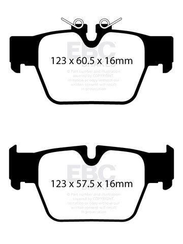 EBC Redstuff 3000 Series Sport Brake Pad Set (DP32394C)