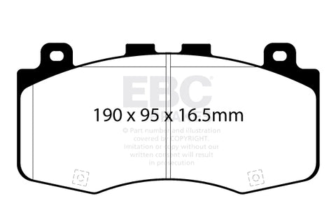 EBC Bluestuff NDX Trackday Brake Pad Set (DP52400NDX)