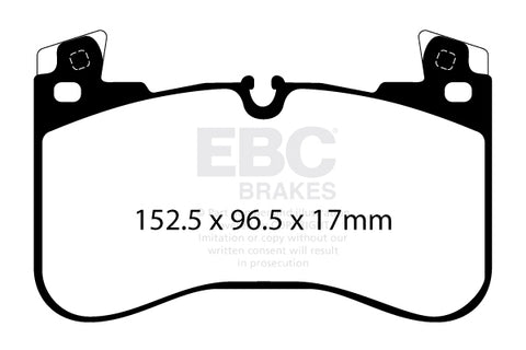 EBC Greenstuff 6000 Series Truck and SUV Brake Pad Set (DP62401)