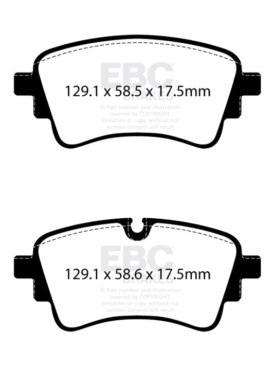 EBC Redstuff 3000 Series Sport Brake Pad Set (DP32435C)