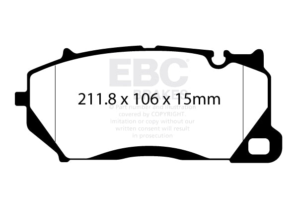 EBC Bluestuff NDX Trackday Brake Pad Set (DP52492NDX)