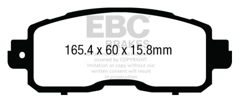 EBC Ultimax OE Replacement Brake Pad Set (DPX3011)