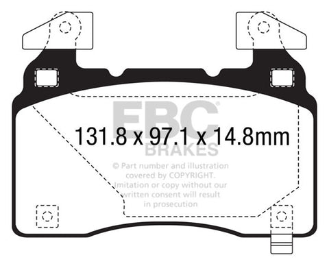 EBC Ultimax OE Replacement Brake Pad Set (DPX3028)