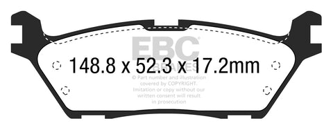 EBC Ultimax OE Replacement Brake Pad Set (DPX3037)