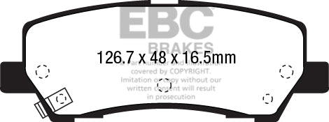 EBC Redstuff 3000 Series Sport Brake Pad Set (DP33041C)