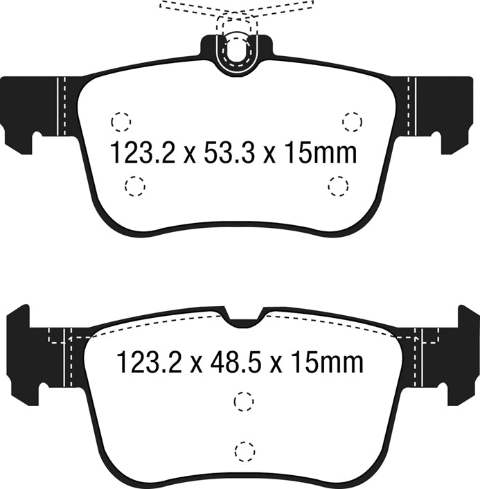 EBC Ultimax OE Replacement Brake Pad Set (DPX3047)