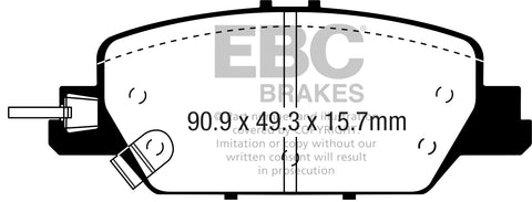 EBC Greenstuff 6000 Series Truck and SUV Brake Pad Set (DP63085)