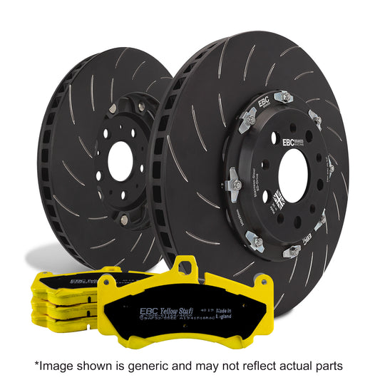 EBC Yellowstuff Pad & 2pc Disc Kit - (P2DK011Y) Front