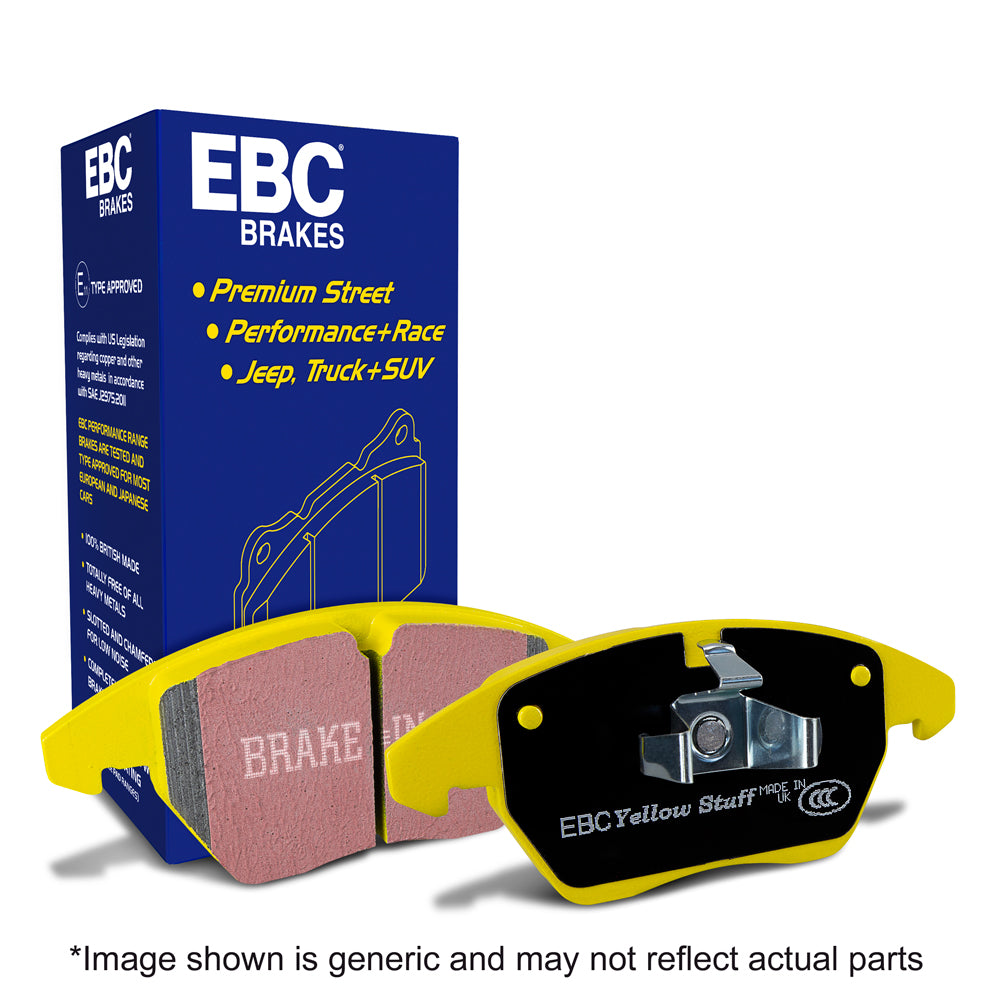 EBC Yellowstuff 4000 Series Street and Track Brake Pad Set (DP41338/2R)