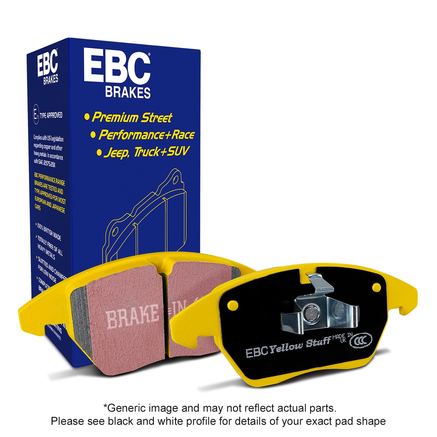 EBC Ultimax Brake Pad OE Replacement Set (DPX2485)